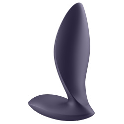 Satisfyer Plug vibrant connecté Power Plug 7.5 x 2.5cm Violet